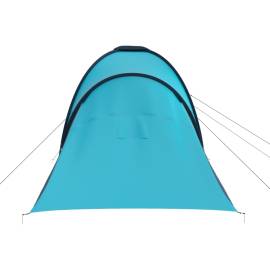 Cort camping, 6 persoane, albastru și bleu, 8 image