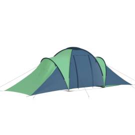 Cort camping, 6 persoane, albastru și verde, 5 image