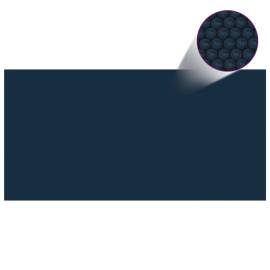 Folie solară piscină, plutitoare, negru/albastru 975x488 cm pe, 3 image