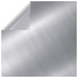 Folie solară plutitoare piscină dreptunghiular argintiu 8x5m pe