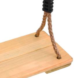 Leagăn de scândură, 200 cm, lemn masiv de pin, 4 image