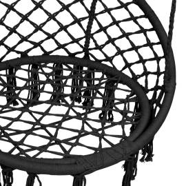 Scaun balansoar hamac, antracit, 80 cm, 4 image