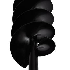 Burghiu manual cu mâner 100 mm cu spirală dublă, negru, 5 image