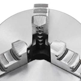 Mandrină de strung cu 3 fălci, 100 mm, oțel, 5 image