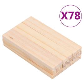 Set bloc de construit din lemn, 150 de bucăți, lemn masiv pin, 7 image