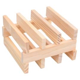 Set bloc de construit din lemn, 150 de bucăți, lemn masiv pin, 3 image