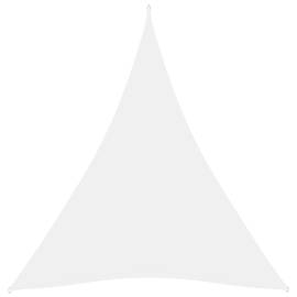 Pânză parasolar, alb, 3x4x4 m, țesătură oxford, triunghiular