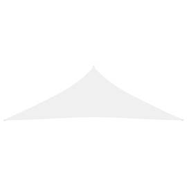 Pânză parasolar, alb, 4x4x5,8 m, țesătură oxford, triunghiular, 3 image