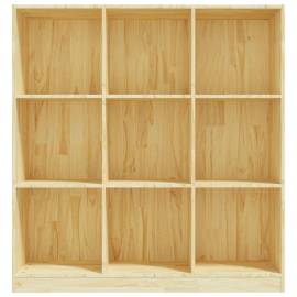 Bibliotecă/separator cameră, 104x33,5x110 cm, lemn masiv pin, 6 image