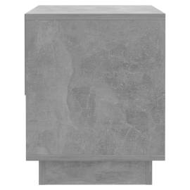 Noptieră, gri beton, 45x34x44 cm, pal, 6 image