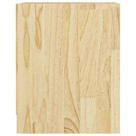 Noptiere, 2 buc., 35,5x33,5x41,5 cm, lemn masiv de pin, 8 image