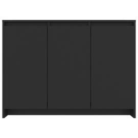 Servantă, negru, 102x33x75 cm, pal, 6 image