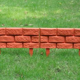 Gard pentru peluză model cărămidă 11 buc, 3 image