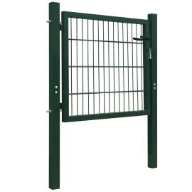 Poartă pentru gard 2d (simplă), verde, 106x130 cm, 2 image