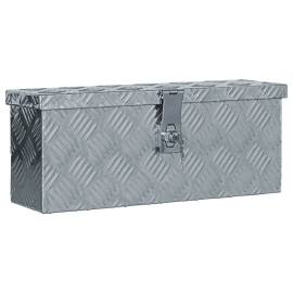Cutie din aluminiu, 48,5 x 14 x 20 cm, argintiu