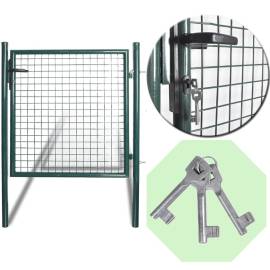Poartă gard simplă din oțel acoperit cu pulbere, 7 image