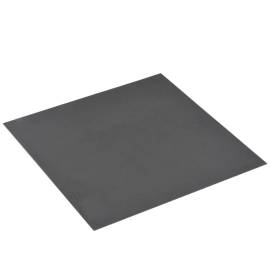 Plăci de pardoseală autoadezive, negru marmură,  5,11 m², pvc, 5 image