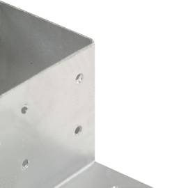 Conectori de grindă, formă l, 4 buc, 81x81 mm, metal galvanizat, 6 image