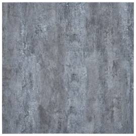 Plăci de pardoseală autoadezive, gri marmură, 5,11 m², pvc, 2 image