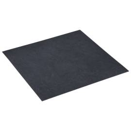 Plăci de pardoseală autoadezive, negru marmură,  5,11 m² pvc, 3 image