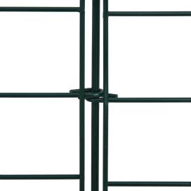 Set gard de iaz arcuit concav, verde, 77,5 x 64 cm, 5 image