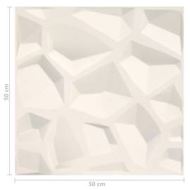 Panouri de perete 3d, 12 buc., 0,5 x 0,5 m, 3 m², 7 image