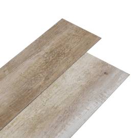 Plăci de pardoseală, lemn decolorat, 5,26 m², pvc, 2 mm, 2 image