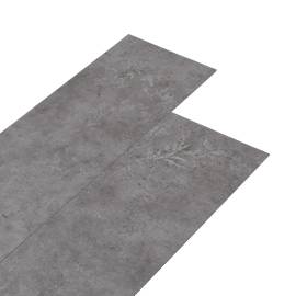 Plăci de pardoseală autoadezive, gri beton, 5,02 m², pvc, 2 mm, 2 image