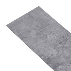 Plăci de pardoseală autoadezive, gri ciment, 5,02 m², pvc, 2 mm, 7 image