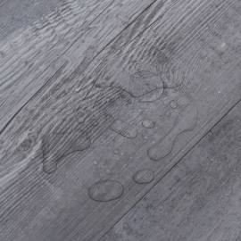 Plăci pardoseală autoadezive gri lemn mat 5,02 m² pvc 2 mm, 4 image