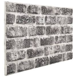 Panouri de perete 3d, model cărămidă, gri închis, 11 buc., eps, 6 image