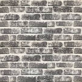 Panouri de perete 3d, model cărămidă, gri închis, 11 buc., eps, 3 image