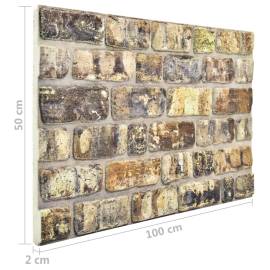 Panouri de perete 3d, model cărămidă, multicolor, 11 buc., eps, 8 image