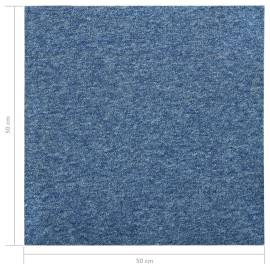 Plăci de pardoseală, 20 buc., albastru, 50 x 50 cm, 5 m², 7 image