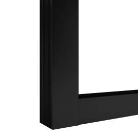 Ușă glisantă, negru, 102,5x205 cm, aluminiu și sticlă esg, 6 image