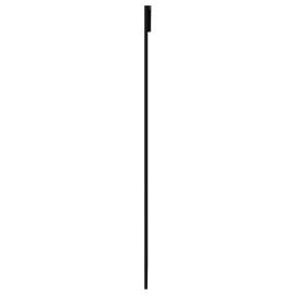 Ușă glisantă, negru, 102x205 cm, sticlă esg și aluminiu, 4 image