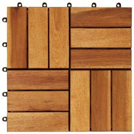 Set dale din lemn de acacia, 30 x 30 cm, 20 buc., 5 image