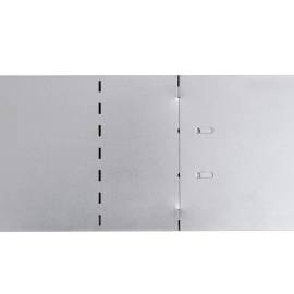 Set gard gazon plăci flexibile 15 buc. 100x14 cm oțel zincat, 8 image