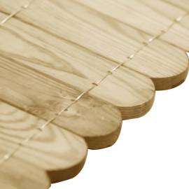 Role de bordură, 3 buc., 120 cm, lemn de pin tratat, 5 image