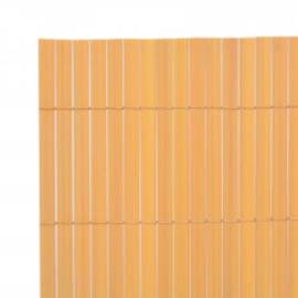 Gard pentru grădină cu 2 fețe, galben, 110x300 cm, 5 image