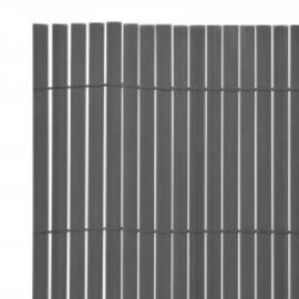 Gard pentru grădină cu 2 fețe, gri, 110x300 cm, 5 image