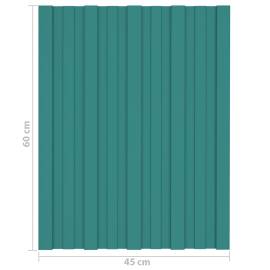 Panouri pentru acoperiș 36 buc. verde 60x45 cm oțel galvanizat, 7 image