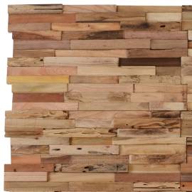 Panouri placare pereți, 10 buc., 1,03 m², lemn de tec reciclat, 2 image
