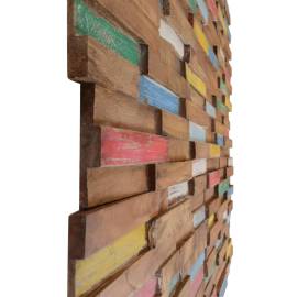 Panouri placare pereți, 10 buc., 1,03 m², lemn masiv de tec, 3 image