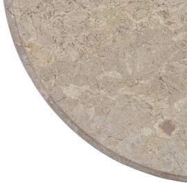 Blat de masă, gri, Ø60x2,5 cm, marmură, 5 image