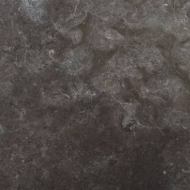 Blat de masă, negru, Ø40x2,5 cm, marmură, 2 image