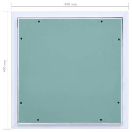 Trapă de acces din gips-carton, cadru de aluminiu, 400 x 400 mm, 8 image