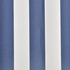 Pânză copertină albastru & alb 4 x 3 m (cadrul nu este inclus), 3 image
