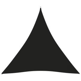 Parasolar, negru, 3,6x3,6x3,6 m, țesătură oxford, triunghiular