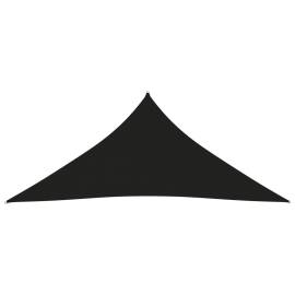 Parasolar, negru, 3,6x3,6x3,6 m, țesătură oxford, triunghiular, 3 image